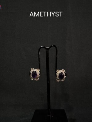 Amethyst Stone Earring