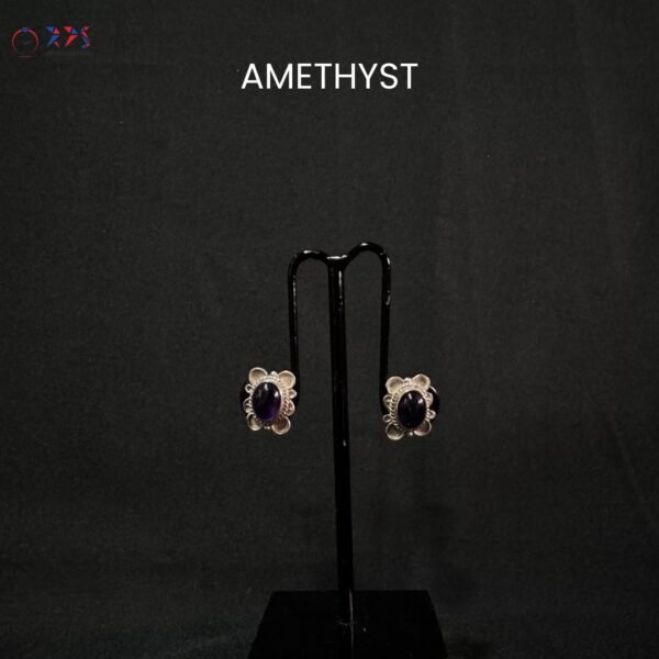 Amethyst Stone Earring